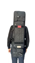 Profesyonel Tan Çift Tüfek Taşıma Kılıfı/Çantası ''SB 2.0''