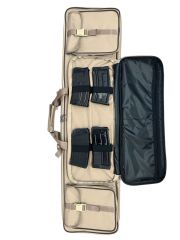 Profesyonel Tan Çift Tüfek Taşıma Kılıfı/Çantası ''SB 2.0''