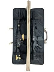 Profesyonel Tan Çift Tüfek Taşıma Kılıfı/Çantası ''SB 2.0''