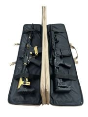 Profesyonel Tan Çift Tüfek Taşıma Kılıfı/Çantası ''SB 2.0''