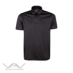VAV Vlac-01 Polo Yaka Tişört Siyah S
