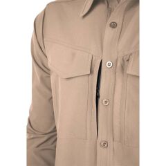 VAV Uzun Kol Gömlek Tacflex-01 Bej - XS