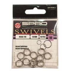 SPRO Nikel Halka(Ayrık) 10MM - 10 Adet