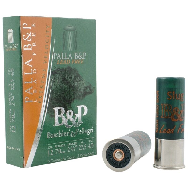 B&P 22,5 GR PALLA LEAD FREE (SLUG) TEK KURŞUN- 12 KALİBRE