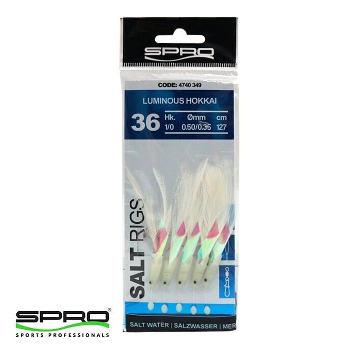 SPRO 30 Lumimious Hokkai Tuzlu Su Rig Takımı #1/0
