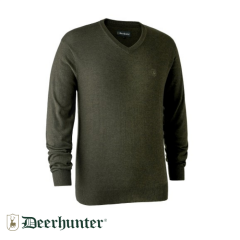 DEERHUNTER Kingston Yeşil V Yakalı Kazak L
