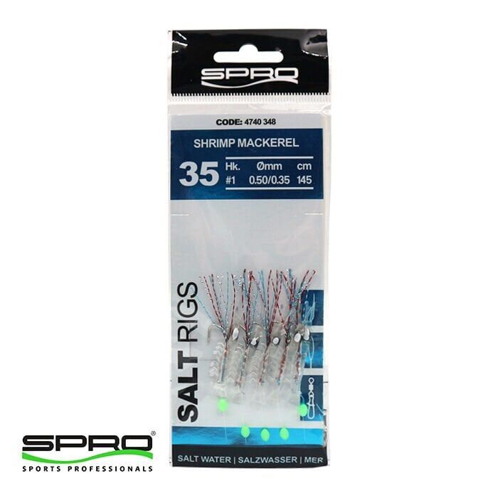 SPRO 30 Shrimp Mackerel Tuzlusu Rig Takımı #1
