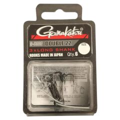 T.D. GAMAKATSU Double 22 Long Shank #6 İkili İğne 1/6