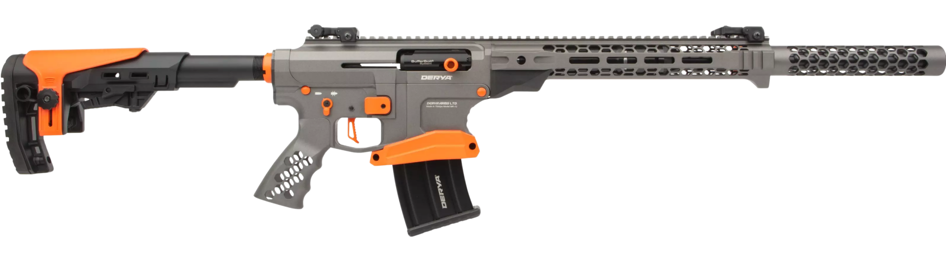 DERYA MK12 AS-110H ULTRA GRİ TURUNCU ŞARJÖRLÜ AV TÜFEĞİ