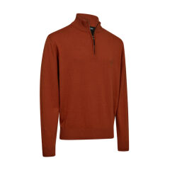 DEERHUNTER Harrington Fermuarlı Kahve Kazak L