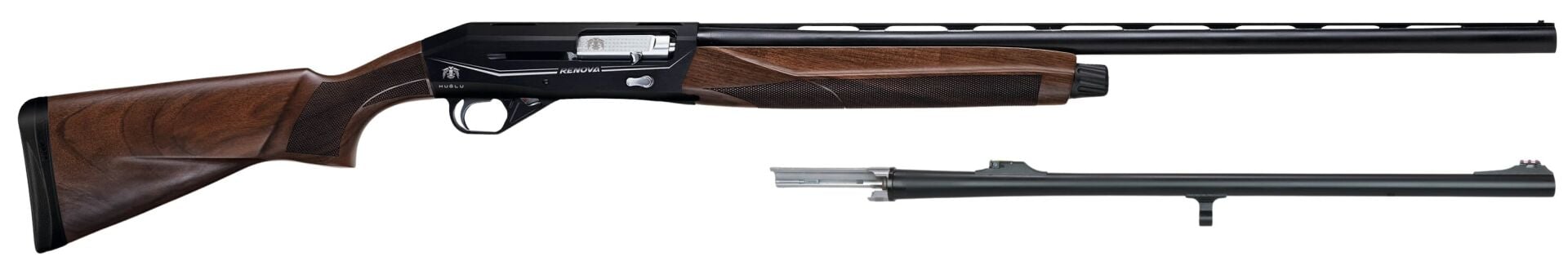 HUĞLU RENOVA COMBO SLUG AHŞAP YARI OTOMATİK AV TÜFEĞİ