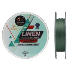 DFT Bojin 4X Linen İp Misina 0.14 mm  150 m  Yeşil