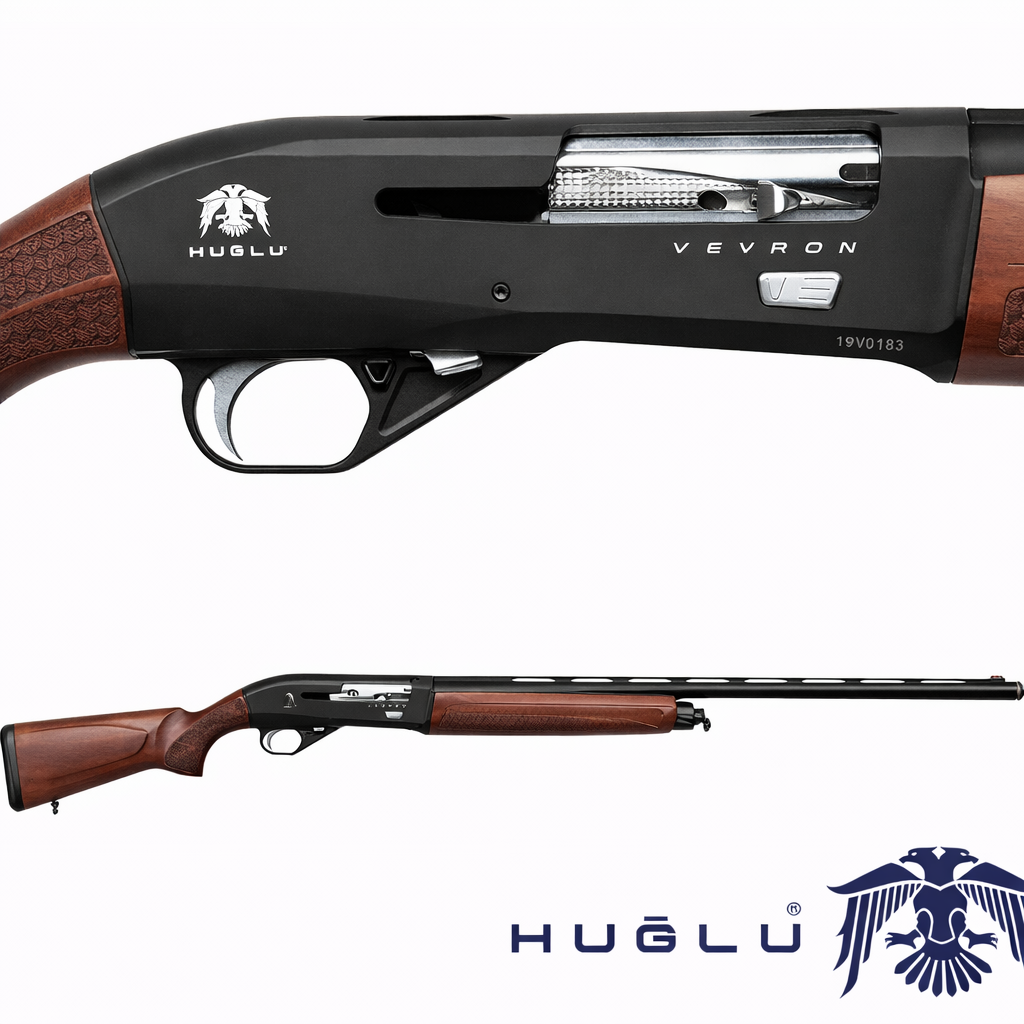 HUĞLU VEYRON COMBO AHŞAP YARI OTOMATİK AV TÜFEĞİ