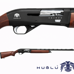 HUĞLU VEYRON COMBO AHŞAP YARI OTOMATİK AV TÜFEĞİ