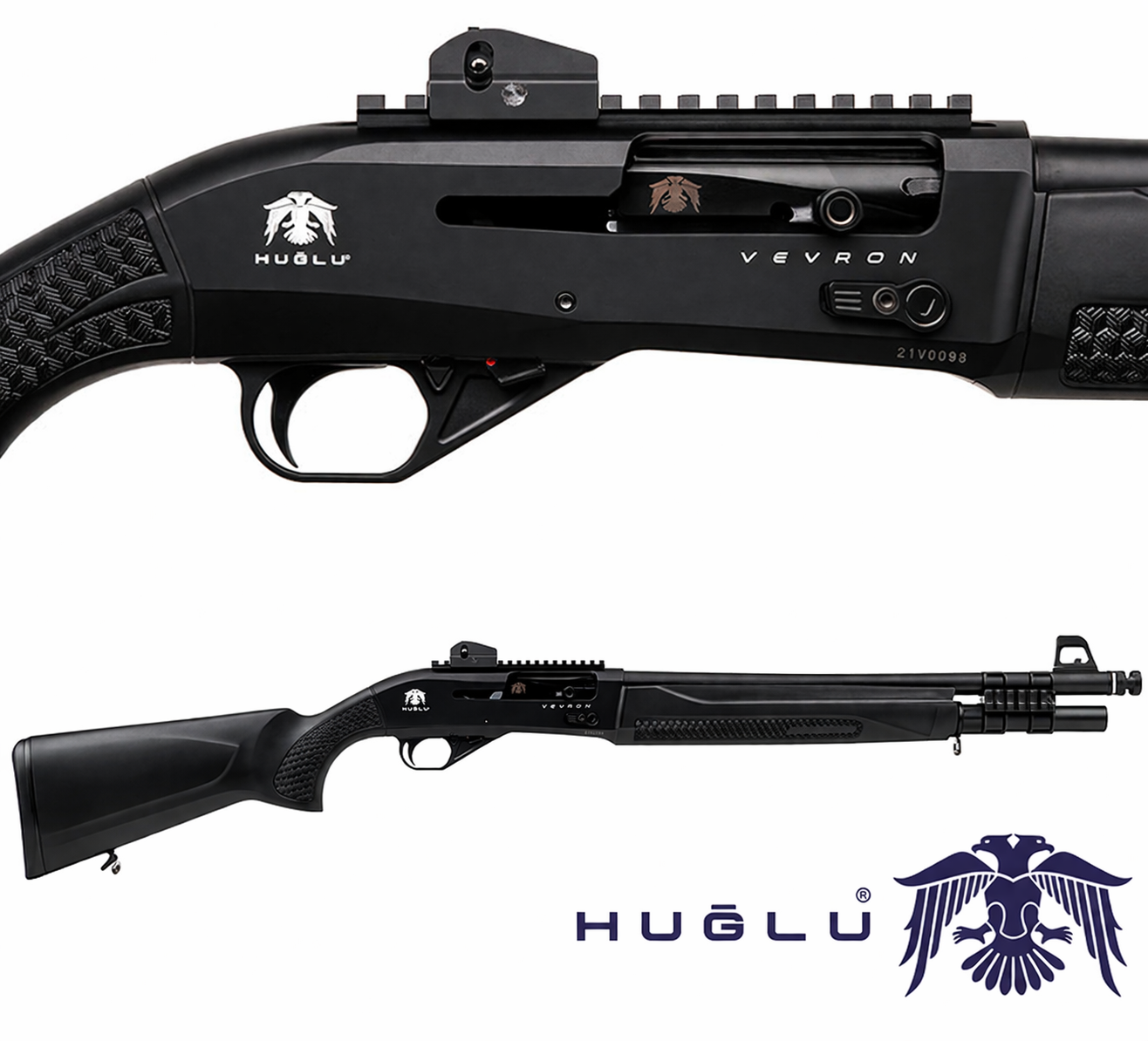 HUĞLU VEYRON TAKTİK YARI OTOMATİK AV TÜFEĞİ