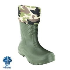 DFT Yeşil EVA Termal Çoraplı Konçlu Çizme No: 41