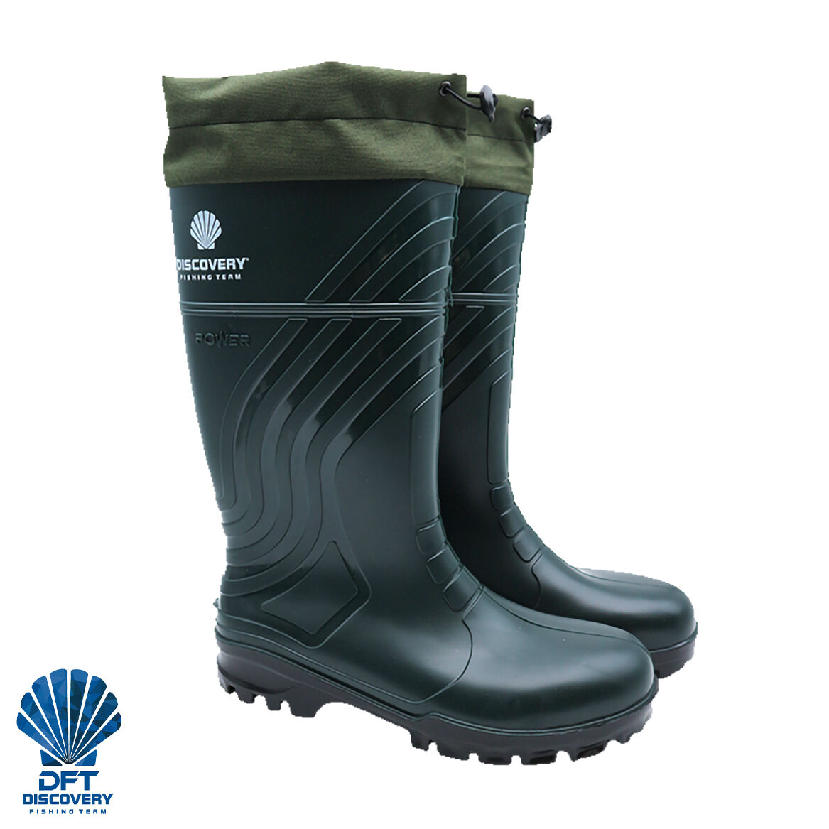 DFT Hunter Yeşil PVC Konçlu Çizme No: 43 (Çift)
