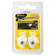 T.SPRO GutsBait UV Pearl 14G Silikon Yem Kafası 1/2