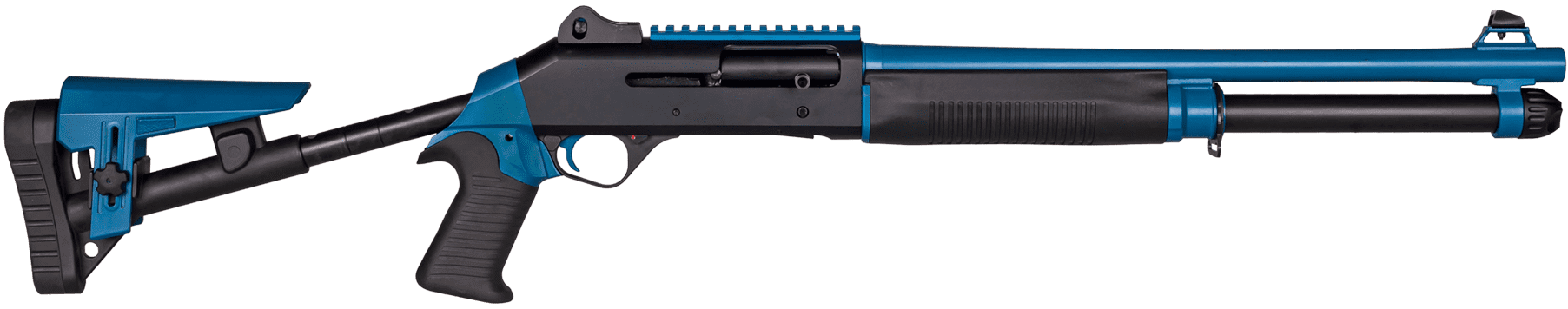AKSA CROSSFIRE WI MAVİ SİYAH YARI OTOMATİK AV TÜFEĞİ