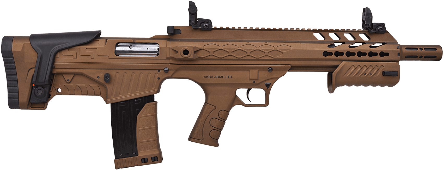AKSA CROSSFIRE T12 BRONZ BULLPUP ÇİFT SİSTEM AV TÜFEĞİ (POMPALI - OTOMATİK)