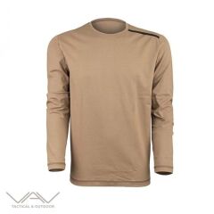 VAV Baseti-04 Uzun Kol Sweatshirt Bej