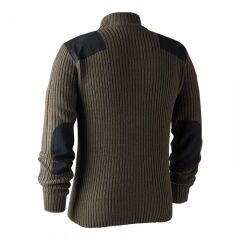 DEERHUNTER Rogaland Yarım Fermuarlı Kahve Kazak 2XL