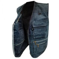 DFT Discovery Çok Cepli Yelek - Mavi - M