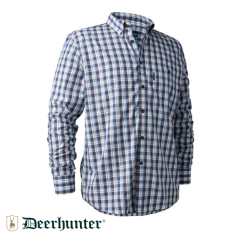 DEERHUNTER Jeff Shirt 78179 Mavi Kareli Gömlek 41