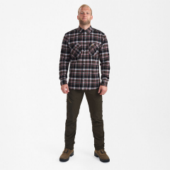 DEERHUNTER Nathan Kahverengi Kareli Gömlek 41/42