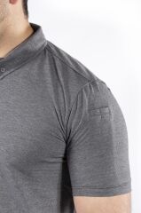 VAV Tlac-01 Polo Yaka Tişört Koyu Füme XXXL