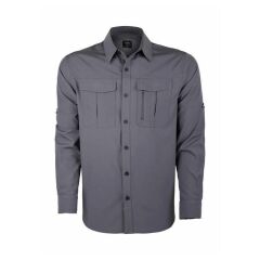 VAV Uzun Kol Gömlek Tacflex-02 Füme - L