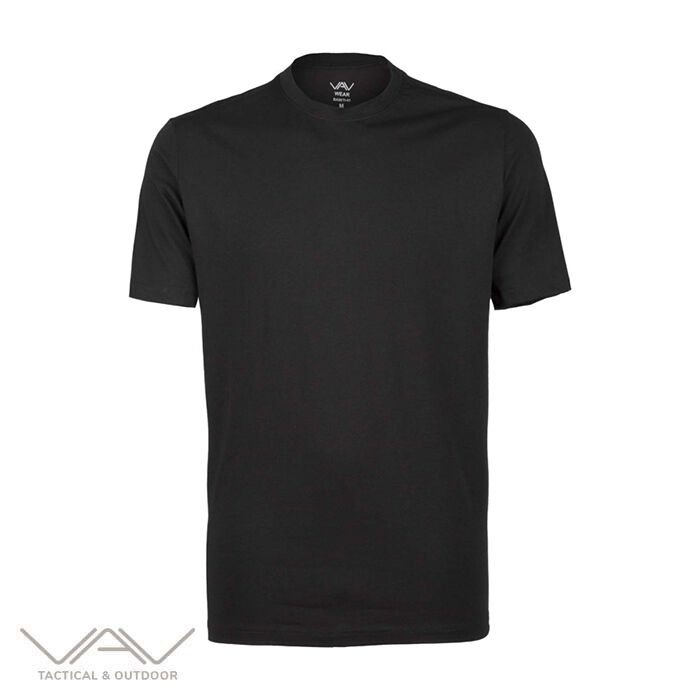 T. VAV Baseti-05 Kısa Kol Tişört Siyah - L
