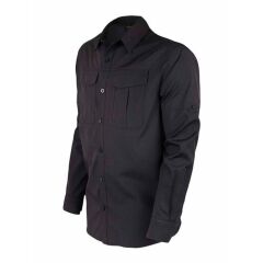 VAV Uzun Kol Gömlek Tacflex-02 Siyah -XL