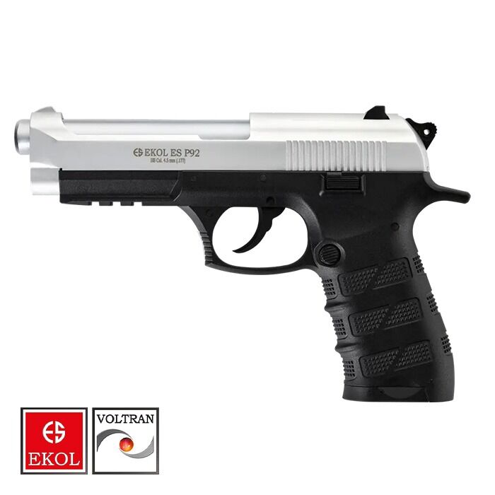 EKOL S P92 Polimer Beyaz Havalı Tabanca