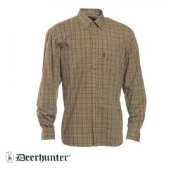 T. DEERHUNTER Marshall Red Kareli Uzun Kol Gömlek 41/42