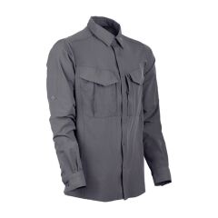 T. VAV Uzun Kol Gömlek Tacflex-03 - Füme - S