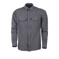 T. VAV Uzun Kol Gömlek Tacflex-03 - Füme - S