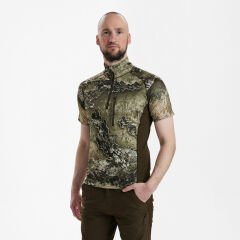 DEERHUNTER Yaka Fermurlı K.Kollu Realtree Tişört XL