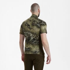 DEERHUNTER Yaka Fermarlı K.Kollu Realtree Tişört M
