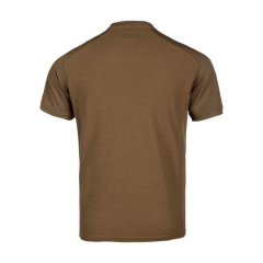 VAV VTHIN01 Yuvarlak Yaka Kısa Kol Tişört Koyu Bej - L