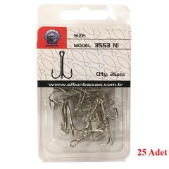 T. DFT 3553 3lü Olta İğnesi No:08 1/25