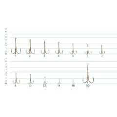 T. DFT 3553 3lü Olta İğnesi No:08 1/25
