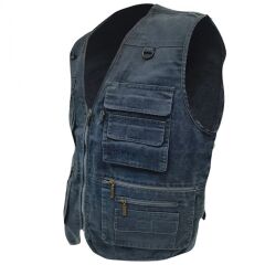 DFT Discovery Çok Cepli Yelek - Mavi - S