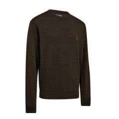 DEERHUNTER Harrington  Kahverengi Yuvarlak Yaka Kazak L