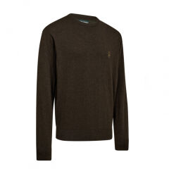 DEERHUNTER Harrington  Kahverengi Yuvarlak Yaka Kazak L