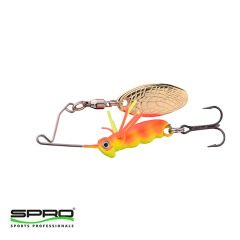 SPRO Larva Micro SpinnerBait 3,5CM 5G UV Sunburst