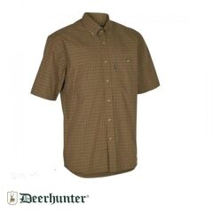 T. DEERHUNTER Nıkhıl Red Kareli Kısa Kol Gömlek 39/40