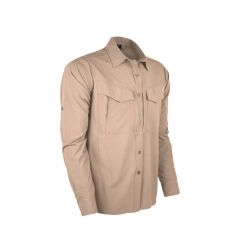 VAV Uzun Kol Gömlek Tacflex-01 Bej - XXL