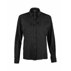 T. VAV Uzun Kol Kadın Gömlek WFLEX01 Siyah - S