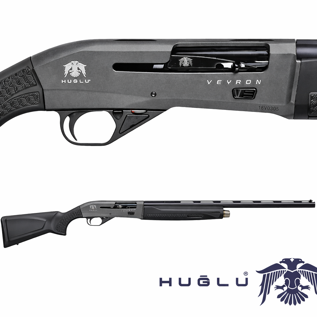 HUĞLU VEYRON SENTETİK GRİ YARI OTOMATİK AV TÜFEĞİ